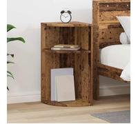 vidaXL Table d'appoint Bois ancien 29,6 x 29,6 x 60 cm