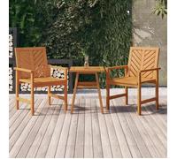 vidaXL Table d'appoint 45x45x60 cm bois massif d'acacia