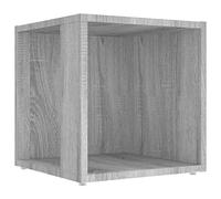 vidaXL Table d'Appoint Table Basse Bout de Canapé Meuble de Salon Salle de Séjour Intérieur Sonoma Gris 33x33x34,5 cm Bois d'Ingénierie