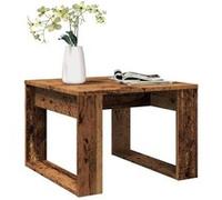 vidaXL Table d'appoint vieux bois 50x50x35 cm bois d'ingénierie 856688