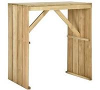 vidaXL Table de bar 100x60x110 cm Bois de pin imprégné