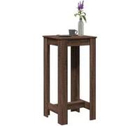 vidaXL Table de Bar chêne Marron 51x50x103,5 cm Bois d'ingénierie, Table de pub, Table Haute, Table de Tabouret de Bar, Table de Bar de Cuisine