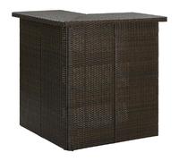 VidaXL Table de Bar d'Angle - Marron