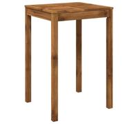 vidaXL Table de Bar de Jardin Naturel 70 x 68,5 x 105 cm | Fonctionne comme table de bar ou de salle à manger. Le grain de bois unique améliore l'attrait esthétique. Idéal pour les