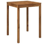 vidaXL Table de Bar de Jardin Naturel 80 x 80,5 x 105 cm | Fonctionne comme table de bar ou de salle à manger. Le grain de bois unique améliore l'attrait esthétique. Idéal pour les