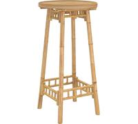 vidaXL Table de bar de jardin ronde Ø55x100 cm Bambou