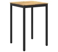 vidaXL Table de bar d'extérieur, blanche et noire, 70 x 68,5 x 105 cm