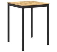 vidaXL Table de bar d'extérieur, blanche et noire, 80 x 80,5 x 105 cm
