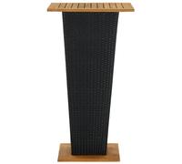 Table de bar vidaXL - Noir 60x60x110 cm