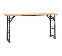 vidaXL Table de bière pliante 170x50x75/105 cm bois massif sapin