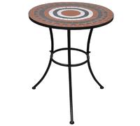 vidaXL Table de bistro mosaïque terre cuite