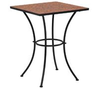 vidaXL Table de bistro mosaïque Terre Cuite 60 cm - Céramique