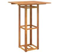 vidaXL Table de bistrot 75x75x110 cm bois massif acacia