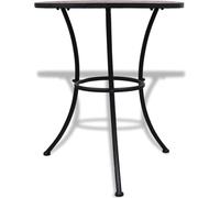 vidaXL Table de bistrot Terrakotta-Rouge 60 cm Mosaïque
