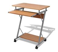 vidaXL Table de Bureau Brune pour Ordinateur