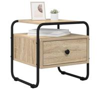 vidaXL Table de Chevet 2 pc Chêne Sonoma Bois d'ingénierie, Solutions de Rangement Moderne, Table de Chevet rectangulaire, Organisateur Compact, Cabinet Chic pour déco