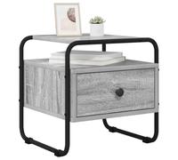 vidaXL Table de Chevet 2 pc Sonoma Gris Bois d'ingénierie, Solutions de Rangement Moderne, Table de Chevet rectangulaire, Organisateur Compact, Cabinet Chic pour déco