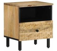 Table de Chevet, Armoire de Lit avec Pieds, Table de Nuit avec Rangement, Armoire de Nuit Chambre à Coucher, Bois de 356897