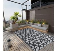 vidaXL Table de chevet avec lumières LED gris béton 50x40x45 cm