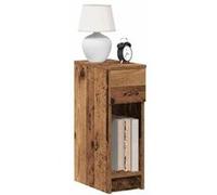 vidaXL Table de chevet avec tiroir bois 20x36x60 cm