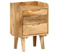 vidaXL - Table de chevet - Bois de manguier massif - 40 x 30 x 59,5 cm