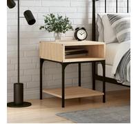 vidaXL Table de chevet chêne sonoma 40x41x50 cm bois d'ingénierie 825875