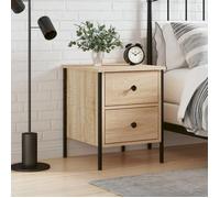 vidaXL Table de chevet 825985 – Chêne Sonoma en bois d'ingénierie 40 x 42 x 50 cm