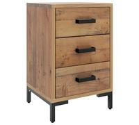 vidaXL Table de chevet Marron 36x30x54 cm Bois de pin massif recyclé