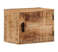 vidaXL Table de Chevet Murale 40x30x25 cm Bois de manguier Massif, Armoire de Chevet Flottante, Armoire de Chevet Suspendue, unité de Chevet Murale