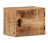 vidaXL Table de Chevet Murale 40x30x25 cm Bois de manguier Massif, Armoire de Chevet Flottante, Armoire de Chevet Suspendue, unité de Chevet Murale