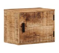 vidaXL Table de Chevet Murale 40x30x25 cm Bois de manguier Massif, Armoire de Chevet Flottante, Armoire de Chevet Suspendue, unité de Chevet Murale