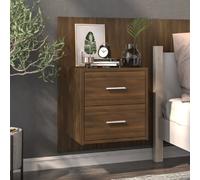 Table de chevet murale Chêne marron816962