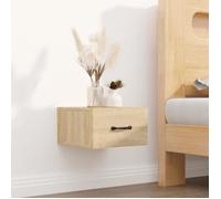 vidaXL Table de chevet murale Chêne Sonoma 35x35x20 cm