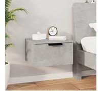 vidaXL Table de chevet murale Gris béton 34x30x20 cm811384