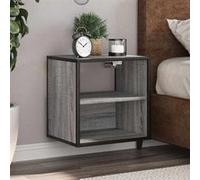 vidaXL Table de Chevet Murale Sonoma Gris 40x31x39,5 cm, Armoire, Table d'appoint, Armoire de lit, Armoire de Chevet, Table de Nuit