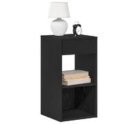 vidaXL Table de chevet - Noir