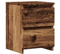 vidaXL Table de chevet en vieux bois 30x30x40 cm bois d'ingénierie 855846
