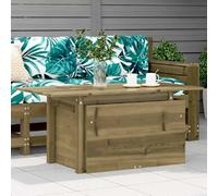 VIDAXL Table de jardin 100x50x75 cm - Bois de pin imprégné