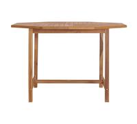 vidaXL Table de jardin 110x110x75 cm en teck massif