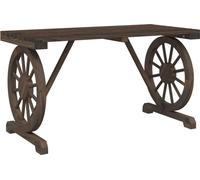 vidaXL Table de jardin 115x55x65 cm bois massif sapin