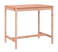 vidaXL Table de jardin 121x82,5x110 cm Bois massif Douglas