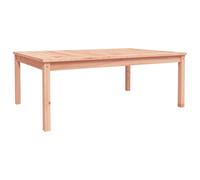 vidaXL Table de jardin 121 x 82,5 x 45 cm Bois massif de douglas Marron G