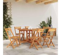 vidaXL Table de jardin 130x90x72 cm Bois d'acacia massif