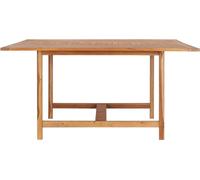 vidaXL Table de jardin 150x150x76 cm bois massif teck