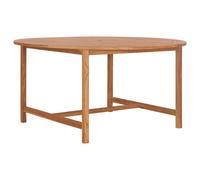 vidaXL Table de jardin 150x76 cm bois massif teck