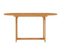 vidaXL Table de jardin 150x90x75 cm teck massif