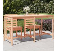 vidaXL Table de jardin 203,5x90x110 cm bois massif douglas