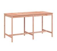 vidaXL Table de jardin 203,5x90x110 cm bois massif de douglas Marron G