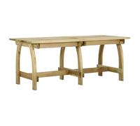 vidaXL Table de jardin 220x74x75 cm Bois de pin imprégné