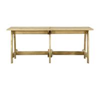 vidaXL Table de jardin 220x74x75 cm Bois de pin imprégné